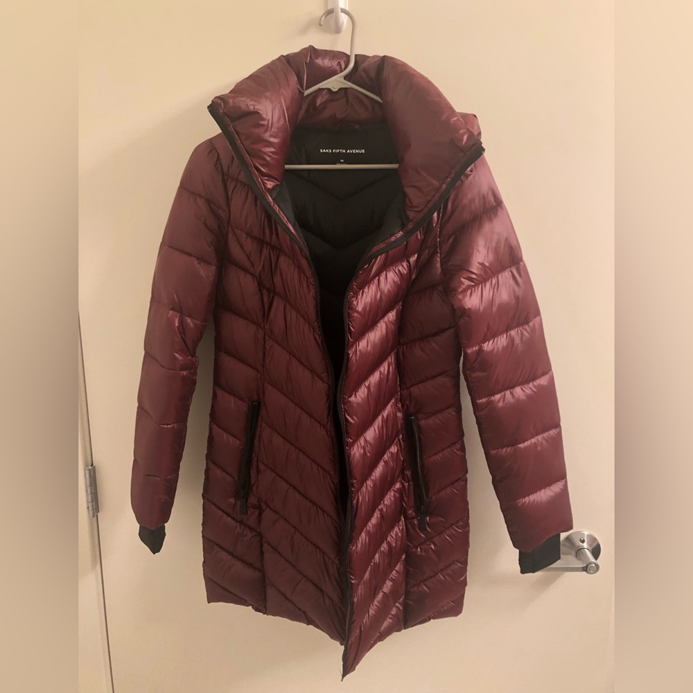 Puffer Coat Saks Fifth Avenue (Long, hooded)